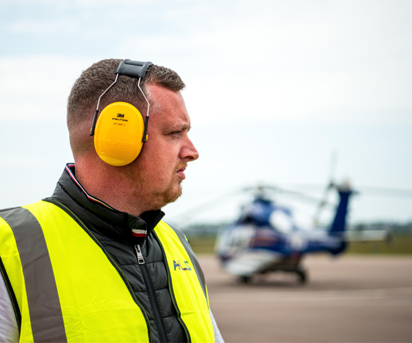 ALS Logistics Helicopter Close-Up